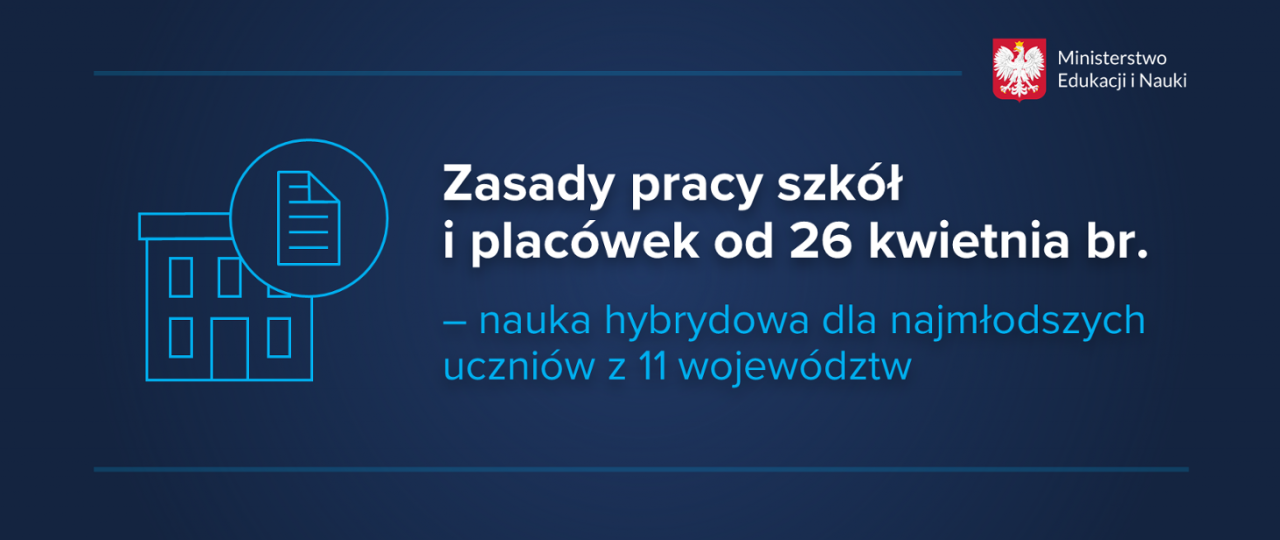 zasady pracy szkół i placówek od 26 kwietnia 2021