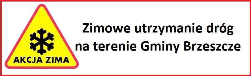 zimowe utrzymanie dróg- znak drogowy śnieg