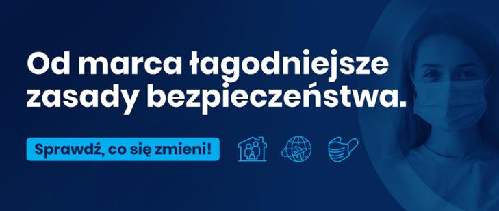 od marca 2022 zmiana obostrzeń 