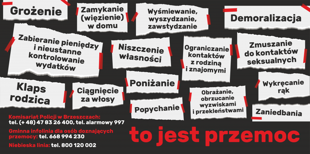 Przemoc domowa jest przestępstwem! 