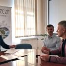 Budowa drogi dla pieszych i rowerów przy ul. Łęckiej w Jawiszowicach