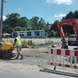 ul. Drobniaka, czerwiec 2017